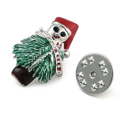 Christmas Theme Alloy Enamel Brooches JEWB-S022-05A-P-1