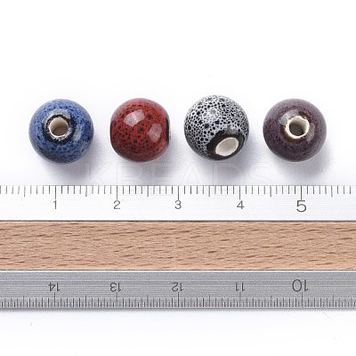 Handmade Fancy Antique Glazed Porcelain Beads X-PORC-R403-M2-1