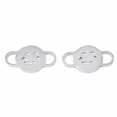 Non-Tarnish Halloween Theme Expression 304 Stainless Steel Links Connectors STAS-N095-068-1