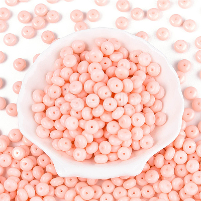200Pcs Opaque Baking Paint Glass Seed Beads SEED-PA0001-01E-1