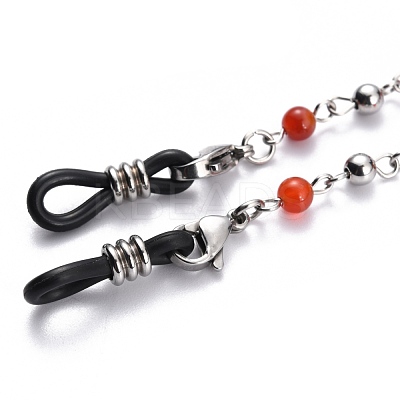 304 Stainless Steel Eyeglasses Chains AJEW-H106-04P-1
