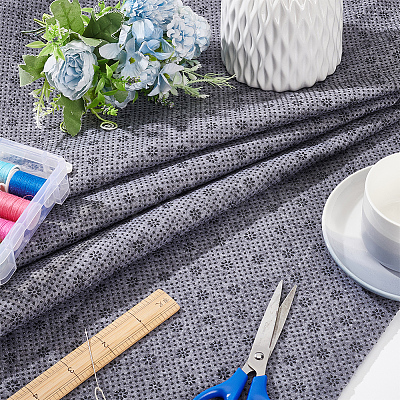 Polycotton Embroidery Fabric DIY-WH0028-59A-1
