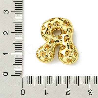 Rack Plating Brass Cubic Zirconia Pendants KK-S378-02G-R-1