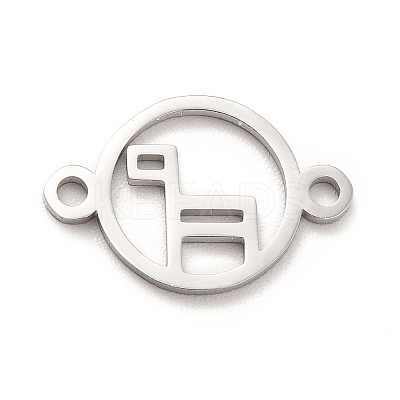 Non-Tarnish 304 Stainless Steel Connector Charms LS-STAS-A068-01A-P-1