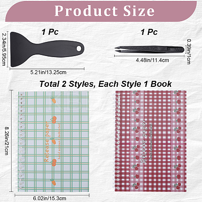 Sticker Collecting Loose-leaf A5 Spiral Bound Notebook AJEW-CP0007-85A-1
