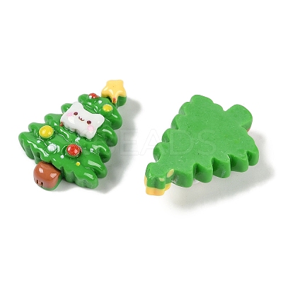 Christmas Opaque Resin Decoden Cabochons CRES-M036-12H-1