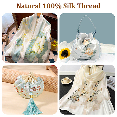 Mulberry Silk Embroidery Floss OCOR-WH20003-91D-1