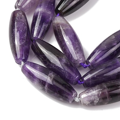 Natura Amethyst Beads Strands G-L654-G15-01-1