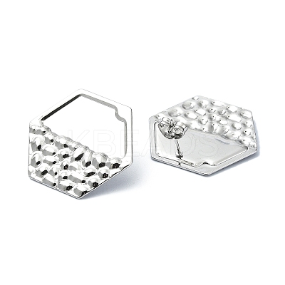 Tarnish Resistant 201 Stainless Steel Stud Earrings EJEW-K270-27P-1