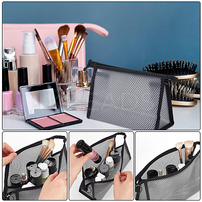 3Pcs 3 Style PVC Transparent Waterproof Makeup Storage MRMJ-WR0001-01B-1
