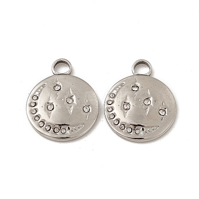 201 Stainless Steel Pendants STAS-J401-VC586-1