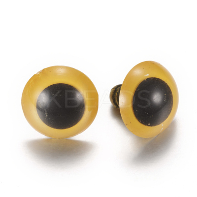 Craft Plastic Doll Eyes Stuffed Toy Eyes X-DIY-R039-8mm-03-1
