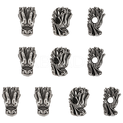 10Pcs 316 Surgical Stainless Steel Beads STAS-UN0058-99-1