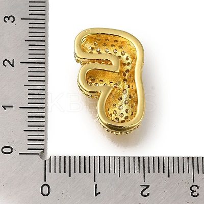 Brass with Cubic Zirconia Pendants KK-Q818-02F-G-1