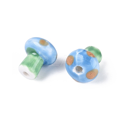 Handmade Porcelain Beads PORC-N012-03E-1