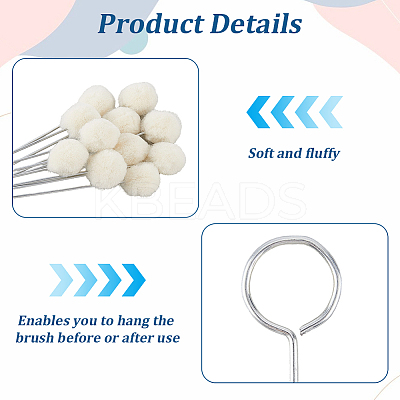 Wool Daubers Ball Brush Leather Dye Tool TOOL-WH20005-15A-1