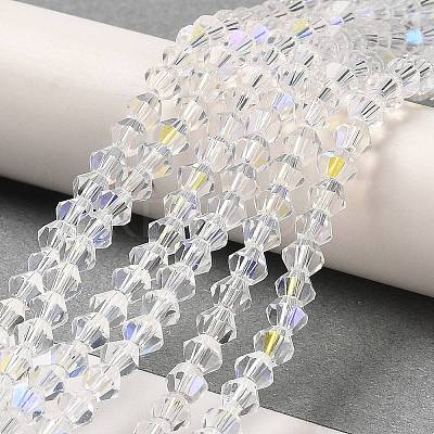 Transparent Electroplate Glass Beads Strands LS-EGLA-A039-T3mm-L13-1