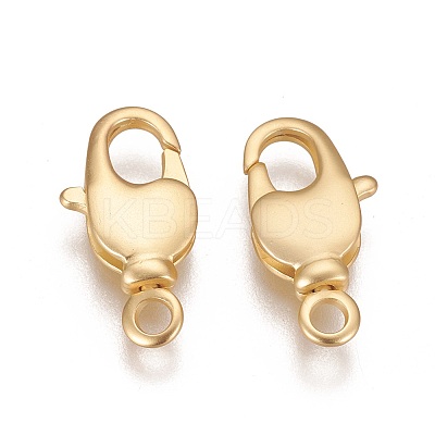 Brass Swivel Lobster Claw Clasps KK-K238-39MG-L-1