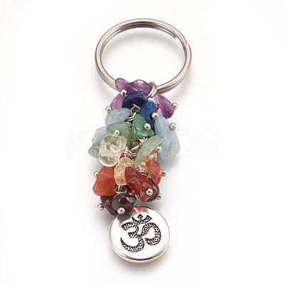 Natural Gemstone Keychain X-KEYC-JKC00163-04-1