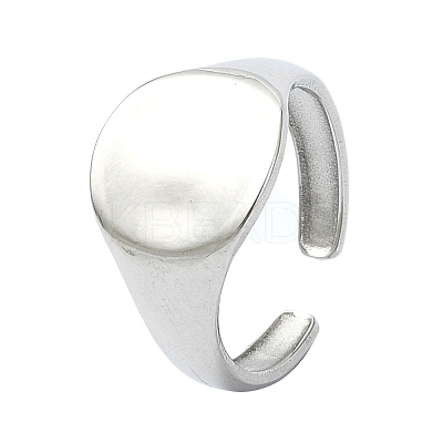 304 Stainless Steel Cuff Rings RJEW-M019-13P-1