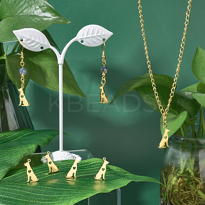 10Pcs 201 Stainless Steel Pendants STAS-UN0030-51-1