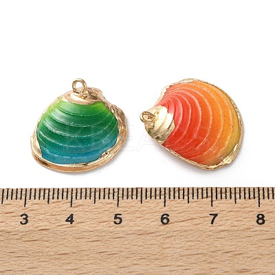 Sea Shell Pendants SSHEL-B002-07G-01-1