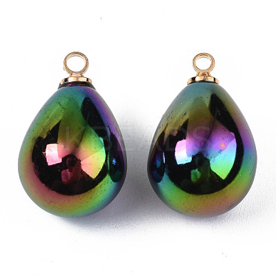 Electroplate Acrylic Pendants PACR-S223-02B-1