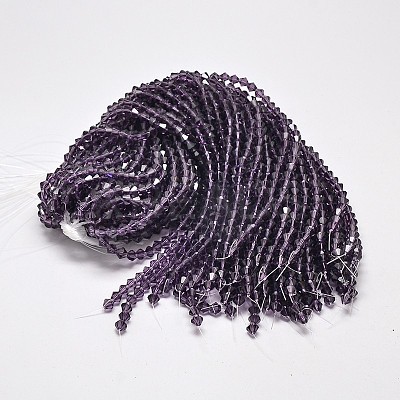 Transparent Glass Beads Strands LS-EGLA-A039-T6mm-D04-1