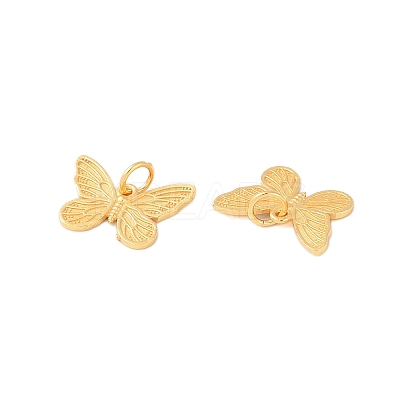 925 Sterling Silver Butterfly Charms with Jump Rings STER-P060-04G-1
