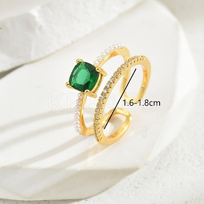 Vintage Luxury Fashion Gemstone Ring Women's Jewelry Party Wedding Gift Banquet. IA6817-4-1