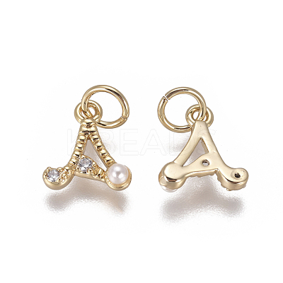 Brass Charms KK-L179-08A-G-1