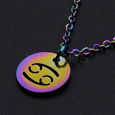 201 Stainless Steel Pendants Necklaces NJEW-S105-JN627-4-1