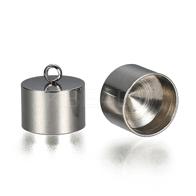 Tarnish Resistant 304 Stainless Steel Cord Ends STAS-I157-10P-1