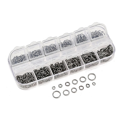 1 Box Brass Open Jump Rings KK-X0059-B-B-1
