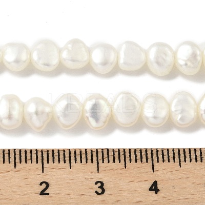 Natural Cultured Freshwater Pearl Beads Strands PEAR-A006-04H-1