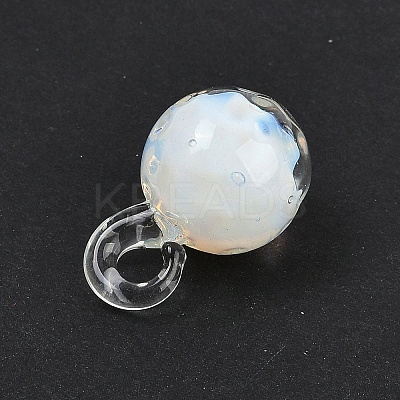 Handmade Lampwork Pendants LAMP-Q005-07F-1