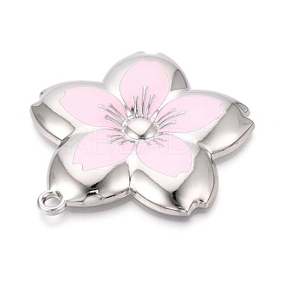 Spray Painted Alloy Big Pendants PALLOY-T092-81G-1