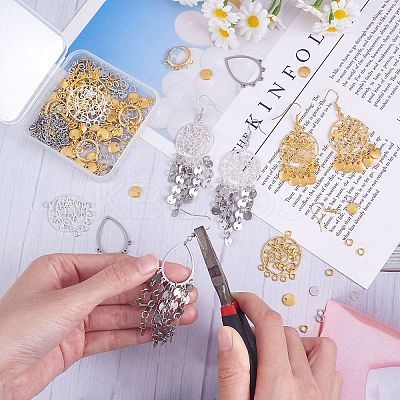 DIY Chandelier Earring Making Kit DIY-SZ0009-62-1