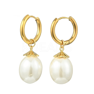 2 Pairs 202 Stainless Steel Hoop Dangle Earrings EJEW-JE07174-1