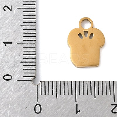 Christmas Themes 304 Stainless Steel Enamel Charms STAS-K312-04G-G-1