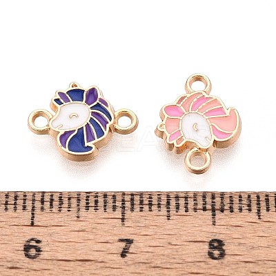 Alloy Enamel Connector Charms PALLOY-N181-11KCG-1