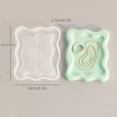 DIY Food Grade Silicone Storage Plate Molds PW-WG66931-02-1