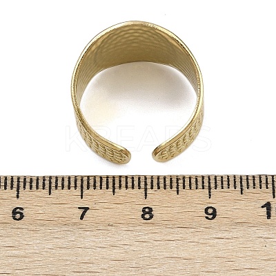 304 Stainless Steel Cuff Rings RJEW-D332-012J-G-1