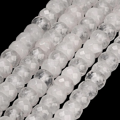 Natural Quartz Crystal Beads Strands GG-CBA792A-A01-4x7mm-1