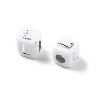 Opaque Acrylic Beads OACR-D282-06L-1