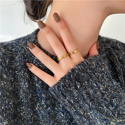304 Stainless Steel Finger Rings for Women FS-WGDEA2D-03-1