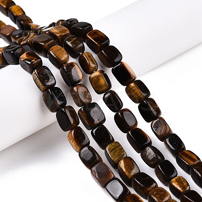 Natural Tiger Eye Beads Strands G-T138-103-1