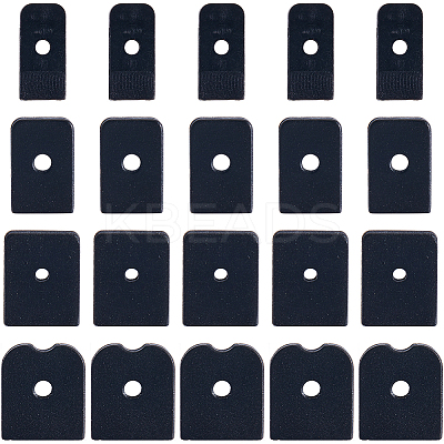 120Pcs 4 Style Resin Boning Caps for Wedding Dress AJEW-GF0008-63-1