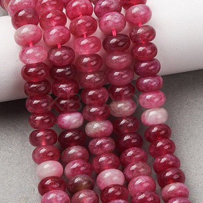 Natural White Jade Beads Strands X-G-E507-01-13-1
