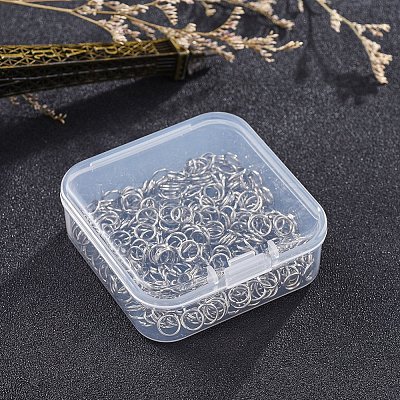 Iron Open Jump Rings IFIN-YW0001-08P-1